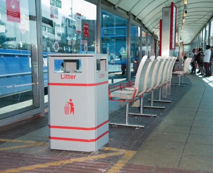 Broxap Street Furniture at West Bromwich Bus Station